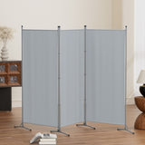 Artiss 3 Panel Room Divider Screen 260x180cm Fabric Grey RD-D-PLY-260-GY