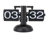Flip Clock Large Number Battery Powered 304 Stainless Steel Tabletop Retro Flip Clock for Home V1294-YM0710-3115230112014