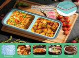 Silicone Freezer Tray with Lid, 4 Compartments Soup Freezing Container, 1000ml, 1 Pack, Gray V1237-ZY-924-242