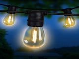 95m LED Festoon String Lights Christmas Decorations Wedding Party Outdoor Garden LIGHT-B-S14-100-WW