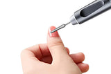 Electric Manicure Tools Kit File Machine Cordless Nail Drill Trimmer Nail Grind Trim Polish-Gray V1263-JX-7476-1