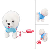 Electronic Plush Dog Interactive Puppy Singing Walking Toy with Remote Control Leash Kids Toddler V1294-YM0703-3115230020712