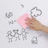 SOGA 2X 120cmx500cm Clear Dry Erase Adhesive Whiteboard Wall Surface Peel Sticker Sheet WALMAT1205X2