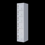 6-Door Locker for Office Gym Shed School Home Storage V63-832691