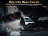 BBQ lamp - Magnetic base - Super bright LED BBQ lamp - 360&deg rotatable neck, waterproof and V1188-MS101-01034-1