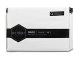 1000TC Cotton Rich SHEET SET - KING SINGLE V441-SS4056WTEKS