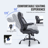 Executive Office with Cutting-edge Adjustable Lumbar Support, High Back PU Leather Office V952-LBYCGKPGKDJYA4GY1V0