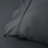 Accessorize 400TC Charcoal Bamboo Cotton Sheet Set 40cm Wall King Single V442-HIN-SHEETS-BAMBOOCOTTON40CM-CHARCOAL-KS