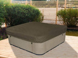 Square Hot Tub Cover - Outdoor Heavy Duty Protector for Patio Spas and Swimming Pools Hard Covers V1189-LWWAL-20260401-05689