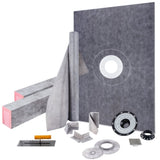 VEVOR Waterproofing Shower Kit Shower Kit Tray 38''x60'' with Central Drain ABS V952-LYDZT38X60ABSMK9SV0