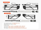 Jeep Tube, 4-Door, Hunting Style Jeep Tubular Door with DOT Certified Rear View Mirrors, Jeep V952-JPCGM4M1824JEOK0NV0