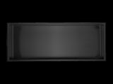 641 x 336 x 101mm Shower Niche Single Shelf Organizer No Tile Needed in Black V63-900711
