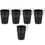 Black Peg Board Accessories Set of 5, PP Material for Office and Home Organization Solutions V1192-AZ-W-27794