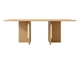 Oak Melamine Dining Table 8 Seater V912-22APLD006-OAK
