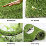 Prime Turf Artificial Grass 35mm 2mx5m Synthetic Fake Lawn Turf Plastic Plant 4-coloured AR-GRASS-35-205M-4C