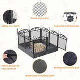 XL Metal Dog Playpen Indoor Fence with Waterproof Pad V178-66970