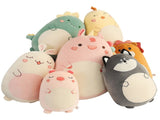 Squishmallow Pillow Doll Kawaii Animal Fat Dinosaur Pillow Plush 80cm Unicorn 60cm-max Unicorn 60cm V1237-ZY-203-4455