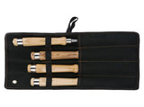 4pcs/set Wood Carving Chisel Flat Blade DIY Woodworking Hand Tool Chrome Vanadium Steel V1294-YM0901-3114200099211