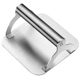 Stainless Steel Burger Press with Flat Base and Handle for Smash Burgers, Grills, Stovetops, Home V1189-LC-HW-00548