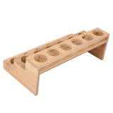 35mm Hole Diameter Bamboo Essential Oil Bottle Display Rack Stand Essential Oil Storage Box V1294-YM0901-3118200114311