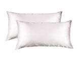 MULBERRY SILK PILLOW CASE TWIN PACK - SIZE 51X76CM - SILVER ABM-202024