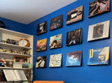 6-Pack Black Acrylic Vinyl Record Wall Shelves, Floating LP Display Racks V1188-MS-731-043