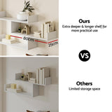 Artiss Floating Wall Shelf 3 Tier White FURNI-N-WALL-01-WH