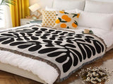 Black-white Vintage American Windline Blanket - Multi-Use Design V888-ELOSUNG28711