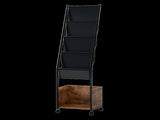 Levede 4-Tier Record Player Stand Storage Rack Holder Up to 100 Albums Magazine HE1002-AU