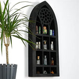 15.75"x7.87" Black Gothic Boho Floating Shelves V1366-AZ2-W-16182