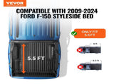 Truck Bed Cover, Roll Up Truck Bed Tonneau Cover, Compatible with 2009-2024 Ford F-150 Styleside V952-JQSKCHBXGJQSDHHE9V0