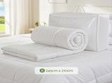 Giselle Bedding 200GSM Bamboo Quilt Summer Quilts All Season Doona Duvet Lightweight King QUILT-BAM-200-K