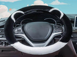 Car Steering Wheel Cover, Fluffy Soft Plush for Winter Warm, Cute Steering Wheel Protector with V1369-AZ3-W-06098