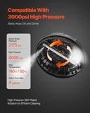 VEVOR 15" Pressure Washer Surface Cleaner 4000 Max PSI Plastic 2 Extended Wands V952-GYQXJBMQJQYPSIZVYV0