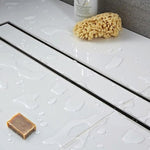 900mm Tile Insert Bathroom Shower Stainless Steel Grate Drain w/Centre outlet Floor Waste V63-832771