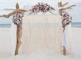 Boho Chic Macrame Tapestry Wedding Backdrop Arch Door Window Hanging Curtains V767-HQ-XB123