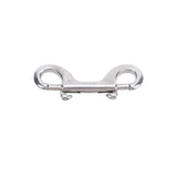 Stainless Steel Double Hook Snap Heavy Duty Clasp Snap for Ropes Chains Leashes Pets Leads Farm Gate V1294-YM0901-3111250168514