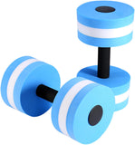 Water Dumbbells Set, 2PCS Dumbbells Pool Resistance Fitness Equipment Foam Dumbbell V1188-MA60-21648-1