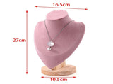 Necklace Display Bust Stand, Necklace Holder Stand, Pendant Chain Organizer, Display Holder Stand, V1370-AZ4-03898