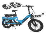 Progear Bikes E-Moover Cargo Bike Hauler Kit - Electric Blue V572-PGEL-MOOV17-C