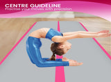 Powertrain Airtrack 20cm Thick 6m x 2m Inflatable Gymnastics Tumbling Mat Air Track - Pink IFM-0602-GYPK