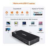 mbeat USB-C Triple 4K Display Docking Station V186-MB-DOCK-HDL18
