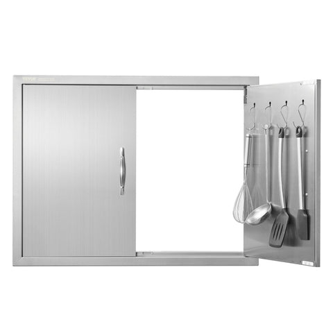 VEVOR BBQ Access Door, 787x609 mm Outdoor Kitchen Door, Stainless Steel Flush Mount Door, V952-SMMBSCJMYS31IPP30V0