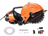Electric Concrete Saw, 14 in, 2000 W Motor Circular Saw Cutter with Max. 5 in Adjustable Cutting V952-D3200W14IN5INYGWJV3