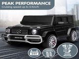 Kahuna Mercedes Benz AMG Licensed G63 Kids Electric Ride On Car Remote Control Dual 50W Motors CAR-G63-S307-BK