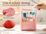 Standing Toiletry Bag, 2026 New Portable Lightweight Travel Toiletry Bag Nylon Travel Toothbrush V1258-DP02-F-819