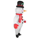 5.9ft Snowman Inflatable Costume Water Resistant Funny Snowman Blow Up Suit for Hallowmas Carnivals V1294-YM0901-3115240123911
