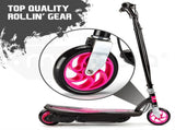 BULLET ZPS Kids Electric Scooter 140W Children Toy Pink Girls Battery Ride V219-KIDSCOBULAMNF