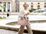 15 L Insulated Lunch Bag with 7 Pockets and Adjustable Strap, Leak Resistant Cooler Tote for Work, V1189-LC-AMZ-00119