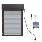 Automatic Chicken Coop Door Metal with Timer Battery Powered for Farm Poultry Habitat Supplies Brown V1294-YM0703-3111230061011